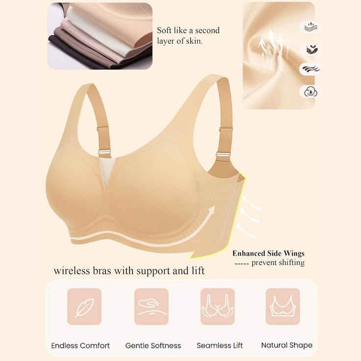 Bro for women ,wire free full coverage support